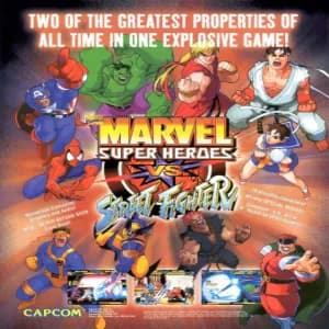 Marvel Super Heroes vs Street Fighter Cover Art