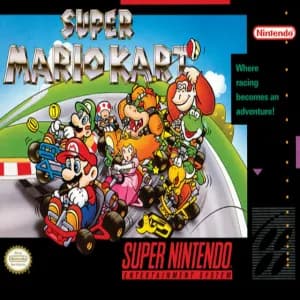 Super Mario Kart Cover Art
